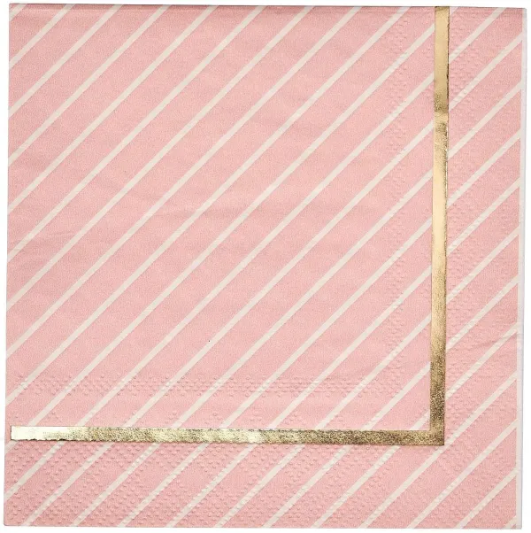 Party Diy^Sophistiplate Cocktail Napkin, Everyday Blush