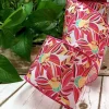 Spring Ribbon^D. Stevens Contemporary Hibiscus Garden Ribbon, 4" X 10Yd
