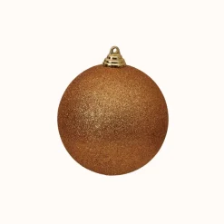 Ball Ornaments^Farrisilk Copper Glitter Ball Ornament, 6"