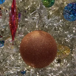 Ball Ornaments^Farrisilk Copper Glitter Ball Ornament, 6