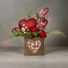 Floral Decor^Liberty Floral Cosmo Berry Fern Spray