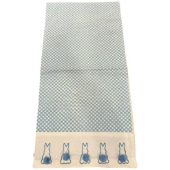 Table Decor^Two's Company Cottontail Table Runner With Bunny Pom Pom
