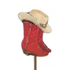 Table Decor^The Round Top Collection Cowboy Boot Finial