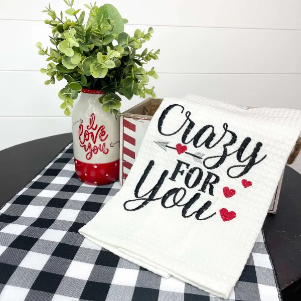 Kitchen & Dining^C&F Enterprises Crazy For You Towel