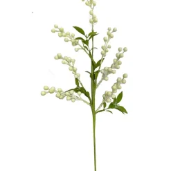 Floral^Liberty Floral Cream Berry Leaf Spray