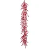 Wall Decor^Regency Deluxe Red Berry Garland, 60"