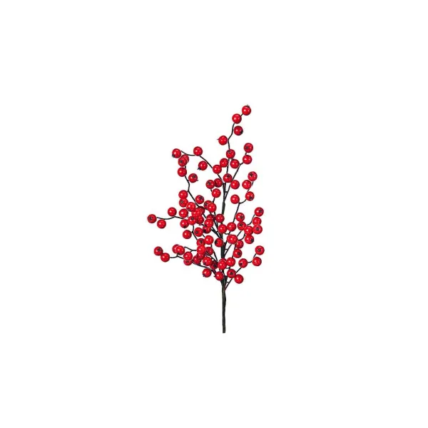 Sprays^Regency Deluxe Red Berry Spray, 24"