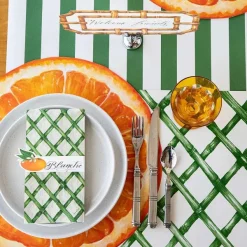 Party Diy^Hester & Cook Die Cut Orange Slice Placemat Sheets