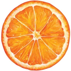 Party Diy^Hester & Cook Die Cut Orange Slice Placemat Sheets