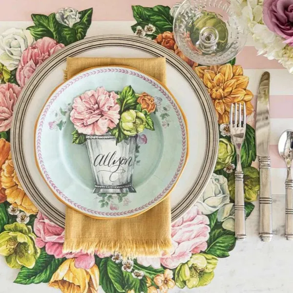 Party Diy^Hester & Cook Die-Cut Derby Wreath Placemat Sheets