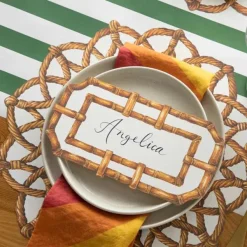 Party Diy^Hester & Cook Die-Cut Rattan Weave Placemat Sheets