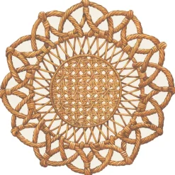 Kitchen & Dining^Hester & Cook Die-Cut Rattan Weave Placemat Sheets