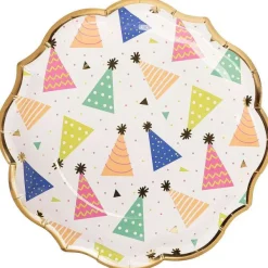 Celebrate Birthday^Sophistiplate Dinner Plate, Birthday Hats