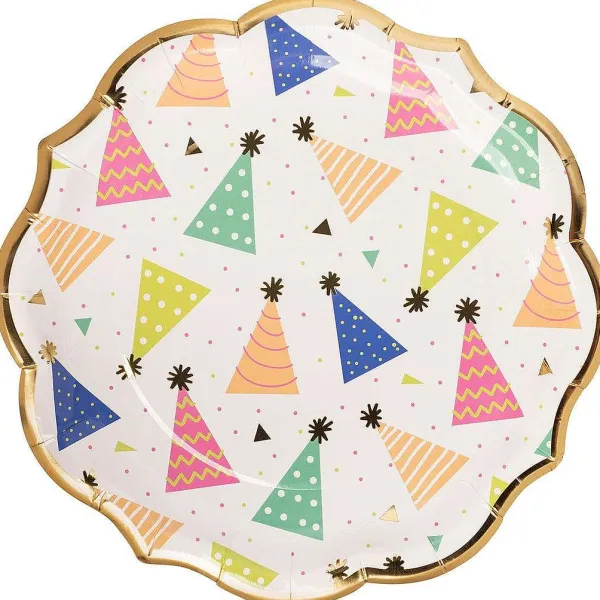 Party Diy^Sophistiplate Dinner Plate, Birthday Hats