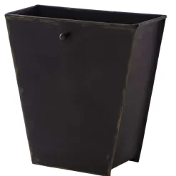 Table Decor^The Round Top Collection Display Pocket Planter, Black