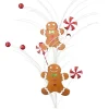 Sprays^Liberty Floral Double Gingerbread And Mint Spray