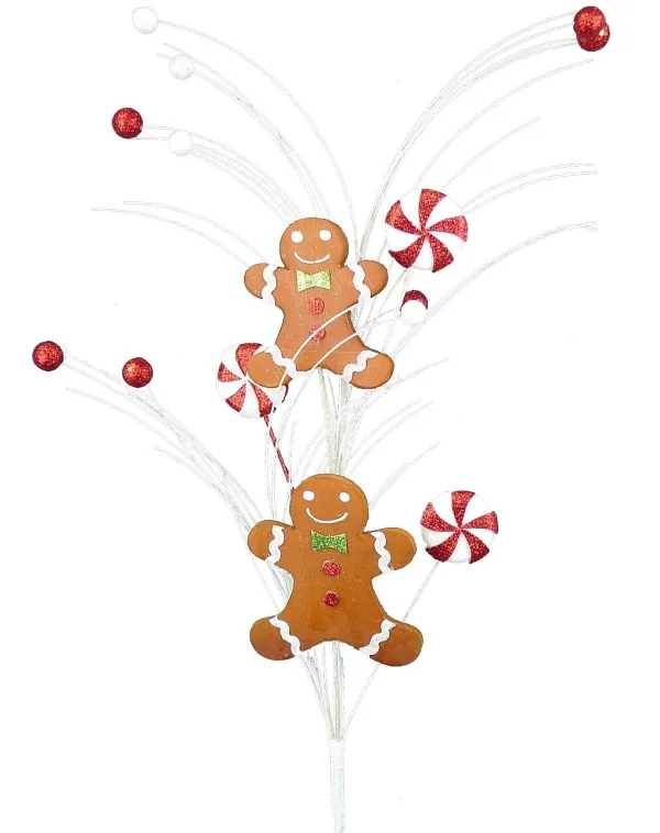 Floral^Liberty Floral Double Gingerbread And Mint Spray