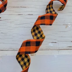 Floral^Liberty Floral Double Sided Plaid Frizzy Spray