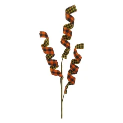 Floral^Liberty Floral Double Sided Plaid Frizzy Spray