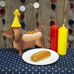 Table Decor^The Round Top Collection Dress Up Pet, Hot Dog Costume