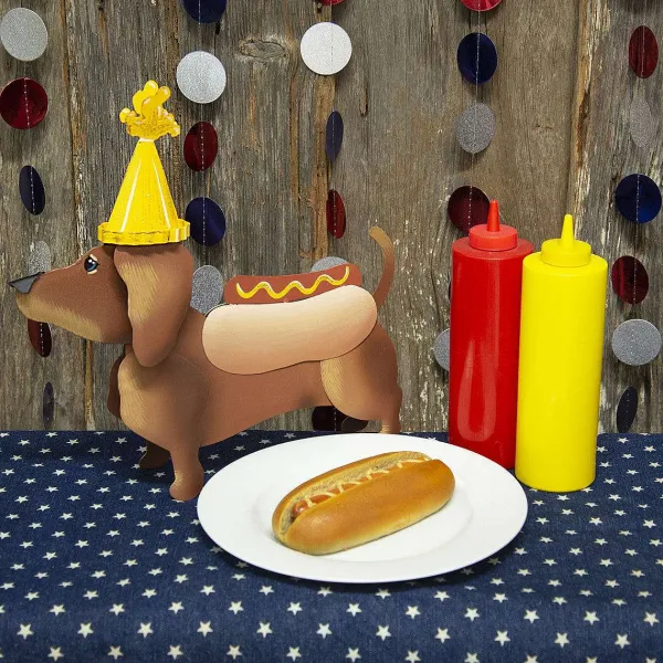 Table Decor^The Round Top Collection Dress Up Pet, Hot Dog Costume