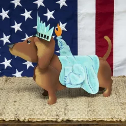 Table Decor^The Round Top Collection Dress Up Pet, Lady Liberty Costume