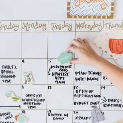 Wall Decor^Happy Everything Dry Erase Big Calendar By !