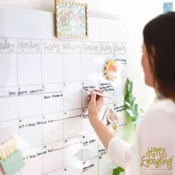 Wall Decor^Happy Everything Dry Erase Big Calendar By !