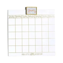 Hanging Decor^Happy Everything Dry Erase Mini Calendar By !