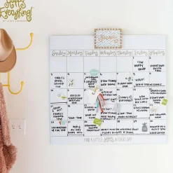 Wall Decor^Happy Everything Dry Erase Mini Calendar By !