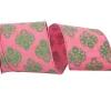 Spring^Reliant Ribbon Dupioni Florentine Wired Edge Ribbon, 4" X 10Yd