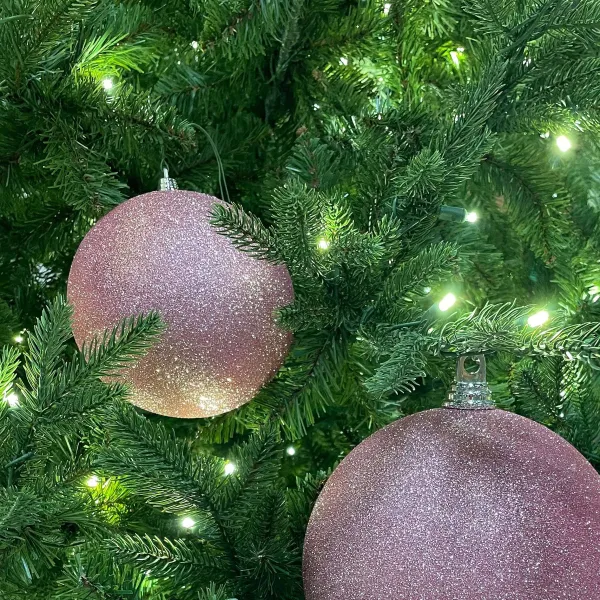 Ball Ornaments^Farrisilk Dusty Rose Glitter Ornament, 6"