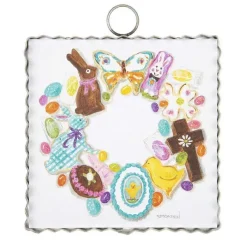 Table Decor^The Round Top Collection Easter Wreath Mini Gallery Art