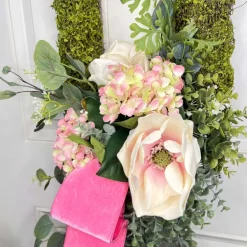 Door Decor^* Elegant Magnolia Wreath