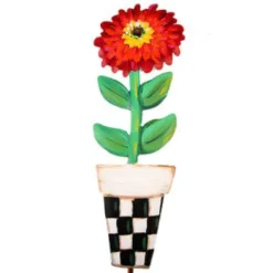 Pot Stakes^The Round Top Collection Elegant Zinnia Pot