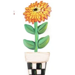 Pot Stakes^The Round Top Collection Elegant Zinnia Pot