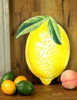 Signs^Craig Bachman Embossed Watercolor Lemon