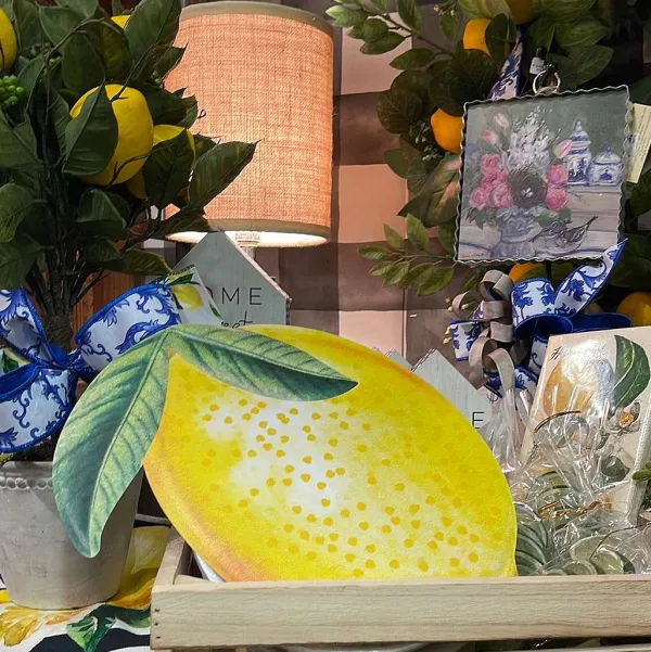Signs^Craig Bachman Embossed Watercolor Lemon