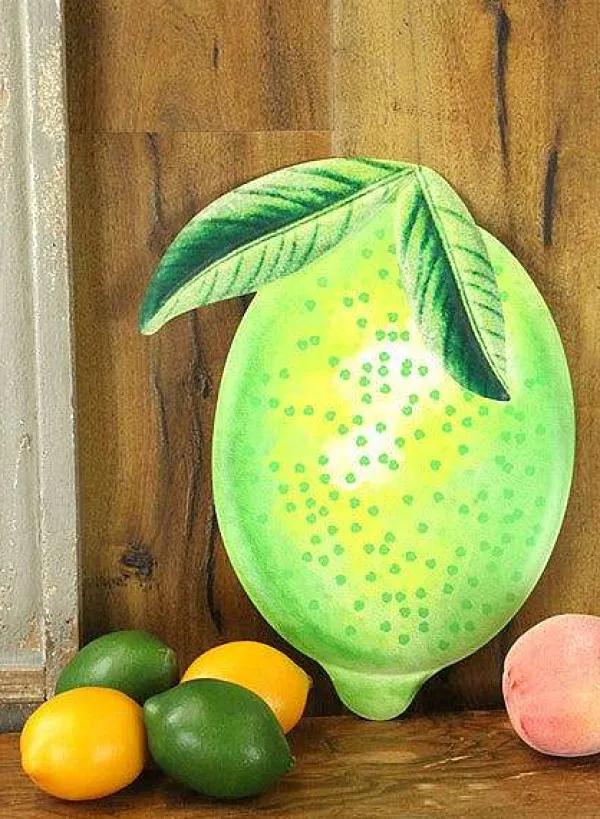 Signs^Craig Bachman Embossed Watercolor Lime