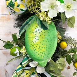 Table Decor^Craig Bachman Embossed Watercolor Lime