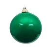 Mardi Gras^Farrisilk Emerald Green Candy Apple Finish Ball, 4"