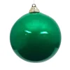 St. Patrick's Day^Farrisilk Emerald Green Candy Apple Ball Ornament, 8"