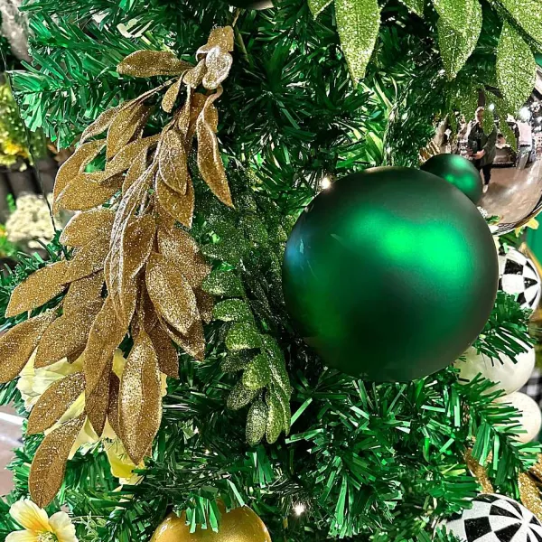 St. Patrick's Day^Farrisilk Emerald Green Matte Ball Ornament, 8"