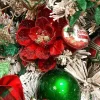 Mardi Gras^Farrisilk Emerald Green Shiny Ball Ornament, 4"