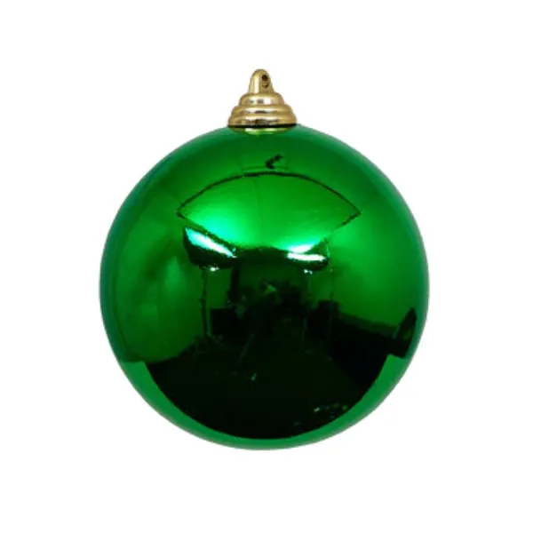 Ball Ornaments^Farrisilk Emerald Green Shiny Ball Ornament, 6"