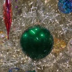Ball Ornaments^Farrisilk Emerald Green Shiny Ball Ornament, 4