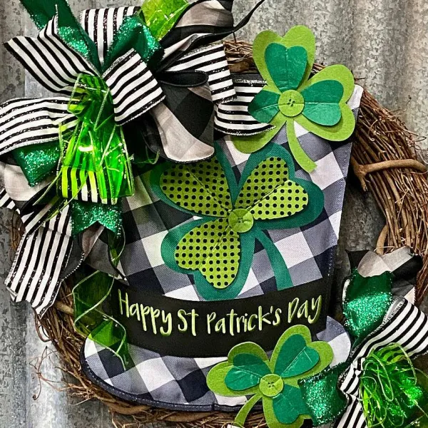 St. Patrick's Day^Farrisilk Emerald So Mod Ribbon, 2.5"X10Yd