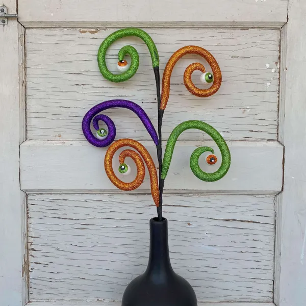Sprays^Liberty Floral Eyeballs Spiral Curly Spray