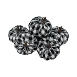 Table Decor^Liberty Floral Fabric Pumpkins In A Bag-Set Of 6