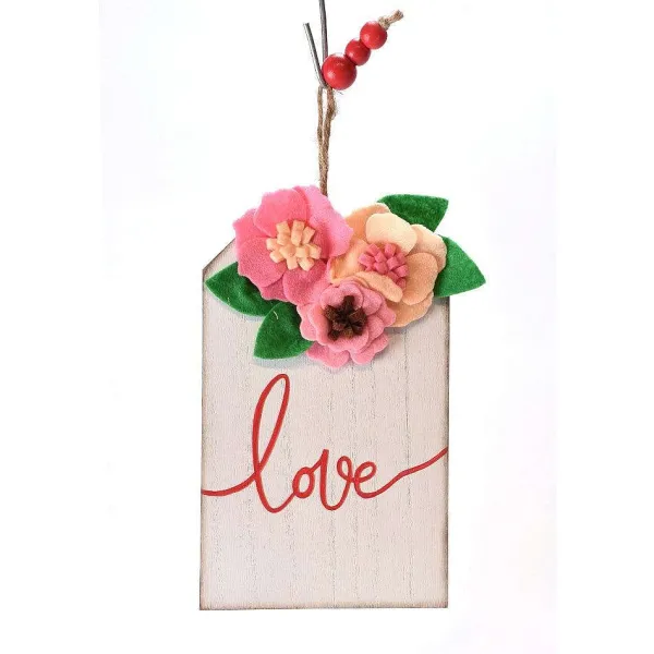Signs^Direct Export Co. Felt Floral Love Sign